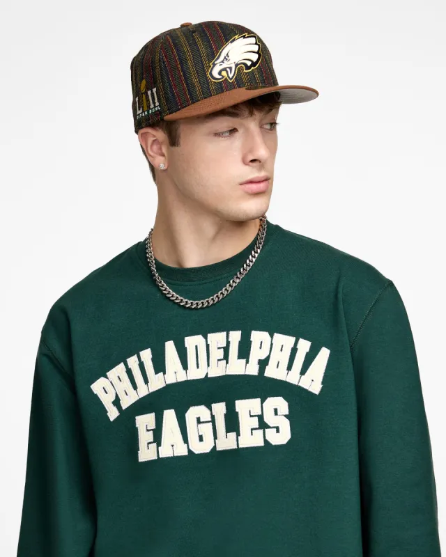 Philadelphia Eagles Dark Green Logo Select Crewneck sold by New Era