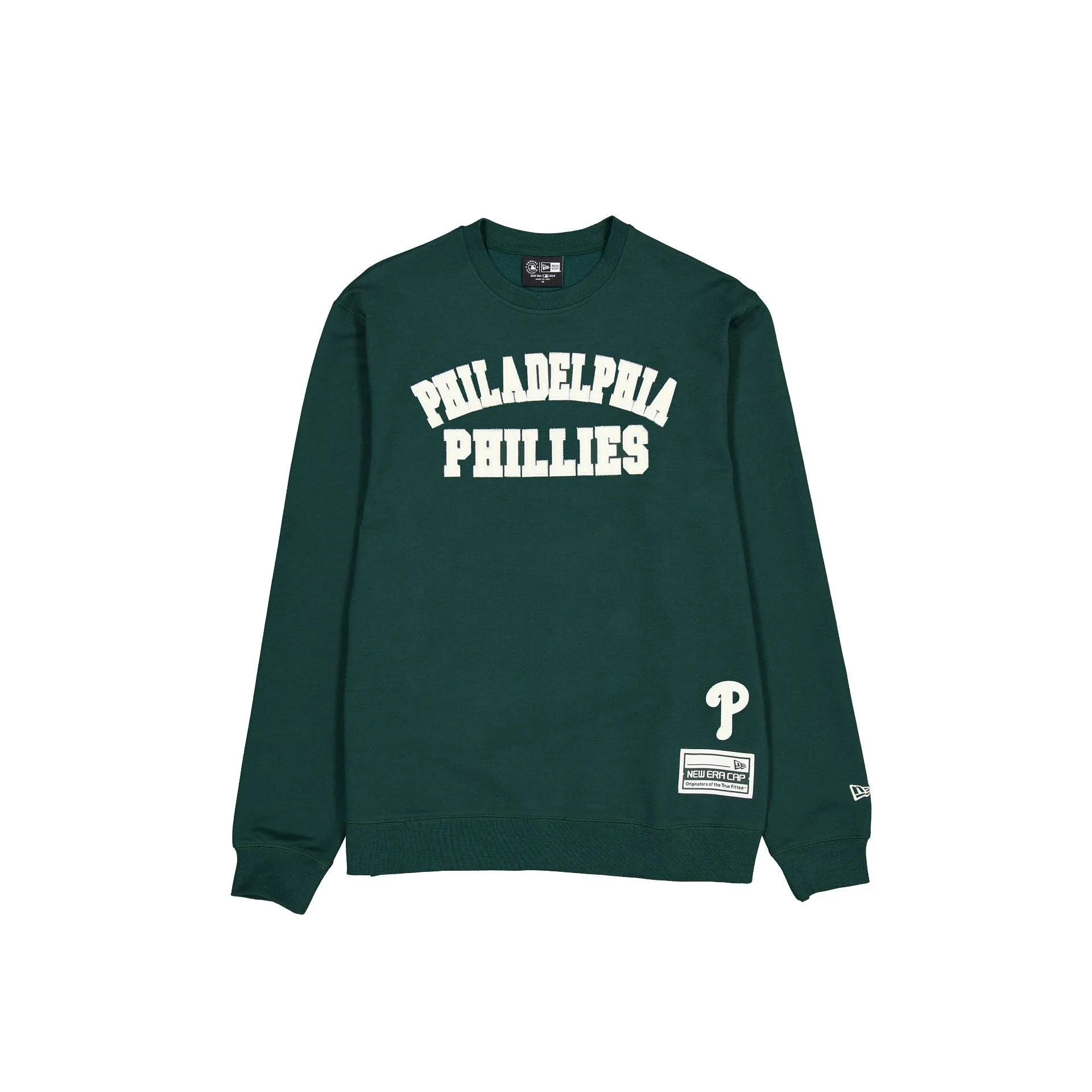 Philadelphia Phillies Dark Green Logo Select Crewneck sold by New Era