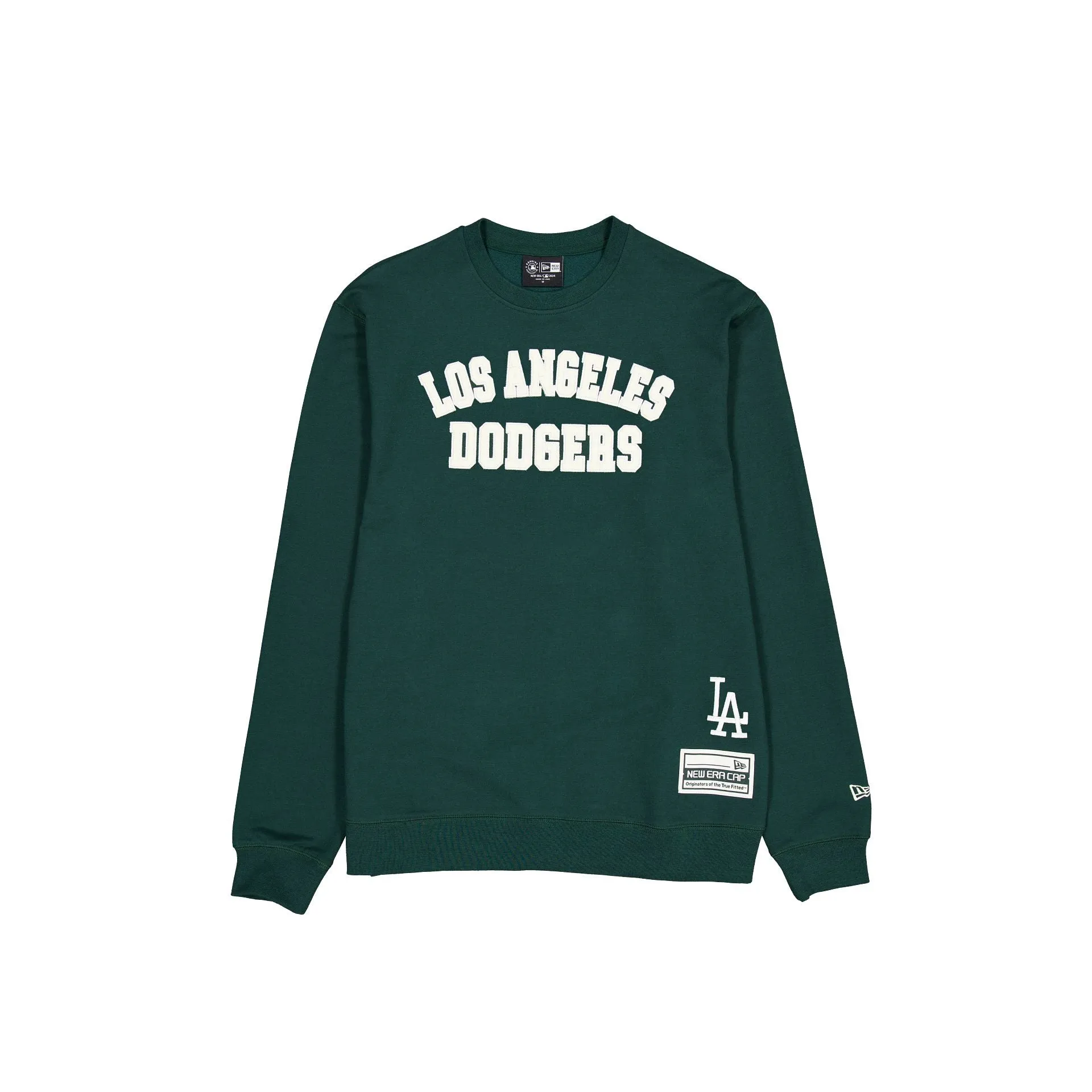 Los Angeles Dodgers Dark Green Logo Select Crewneck sold by New Era