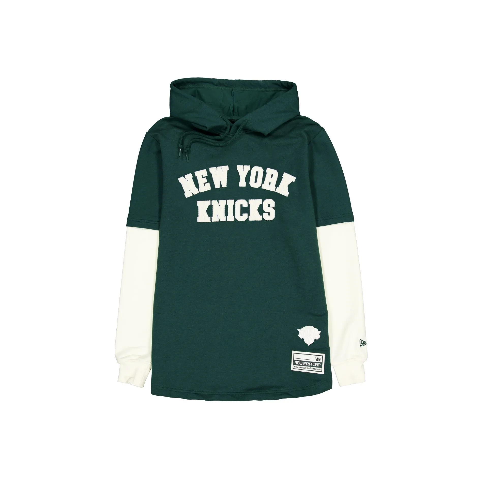 New York Knicks Dark Green Logo Select Hooded T-Shirt sold by New Era product image thumbnail 2