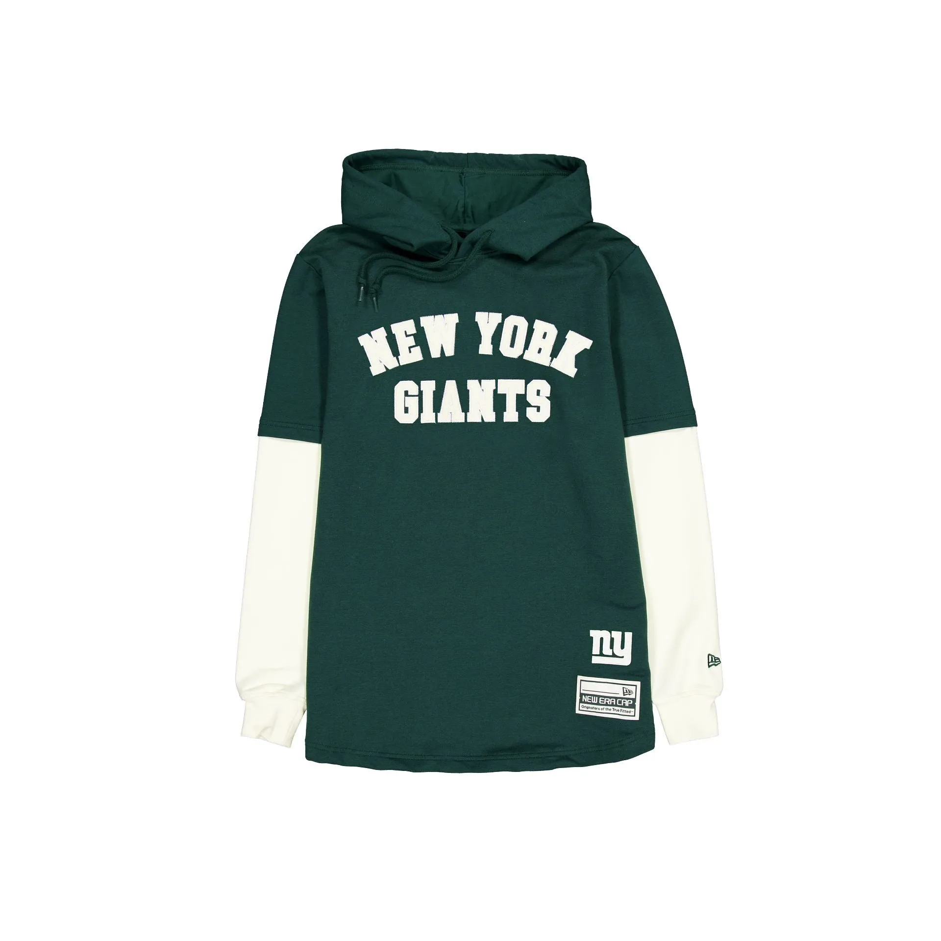 New York Giants Dark Green Logo Select Hooded T-Shirt sold by New Era