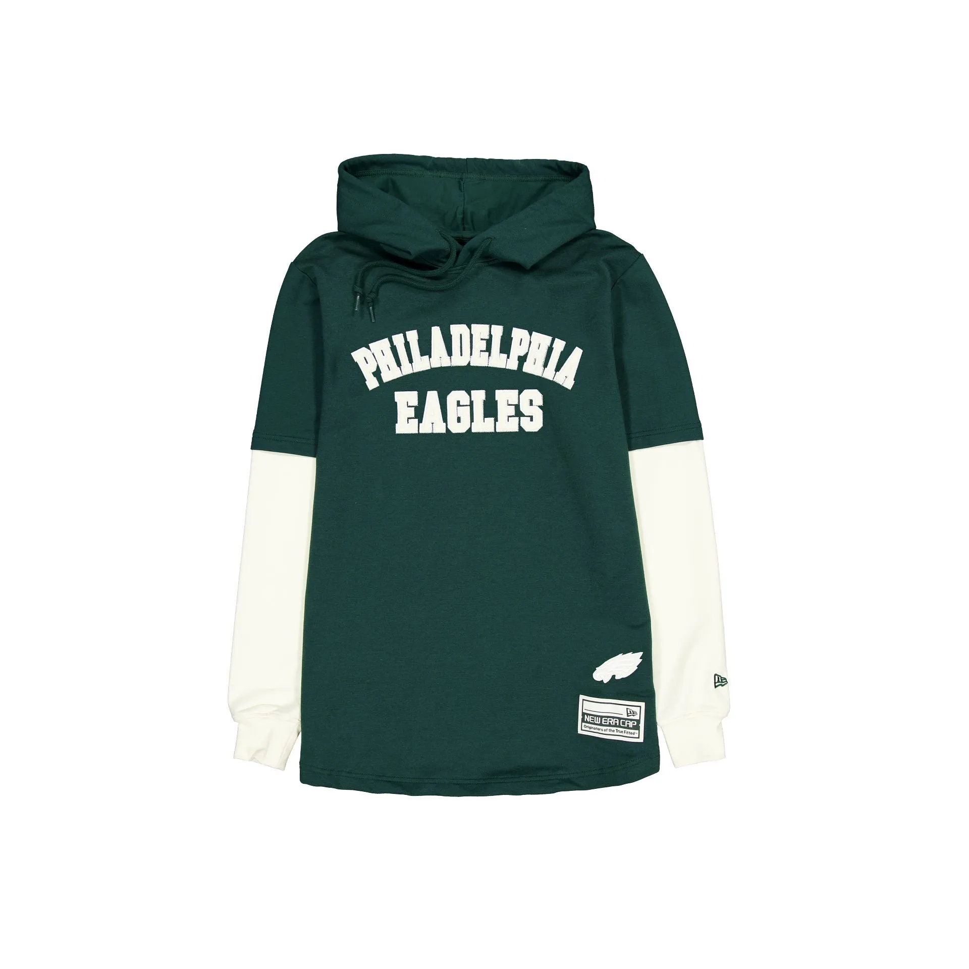 Philadelphia Eagles Dark Green Logo Select Hooded T-Shirt sold by New Era