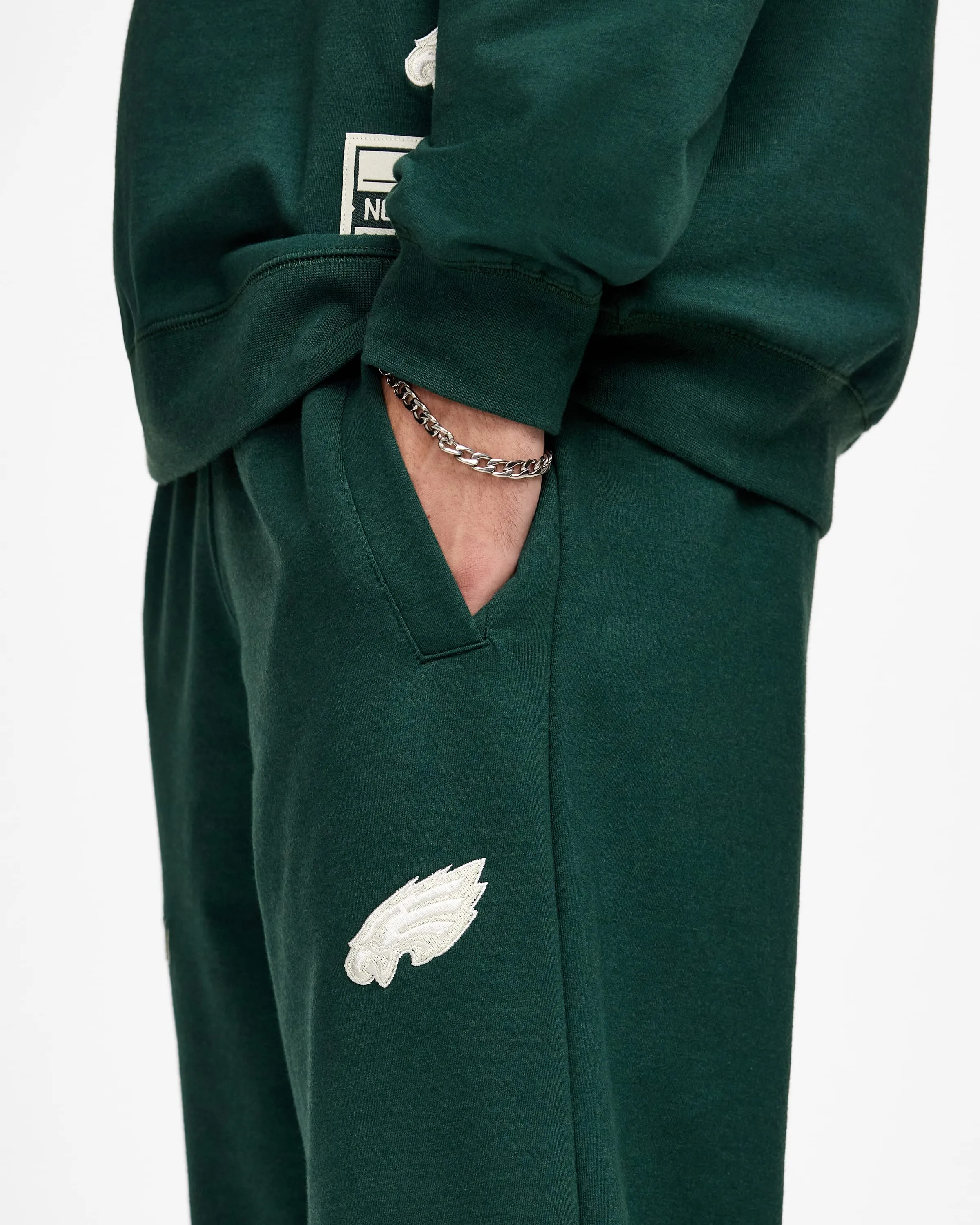 Los Angeles Lakers Dark Green Logo Select Sweatpants sold by New Era product image thumbnail 4