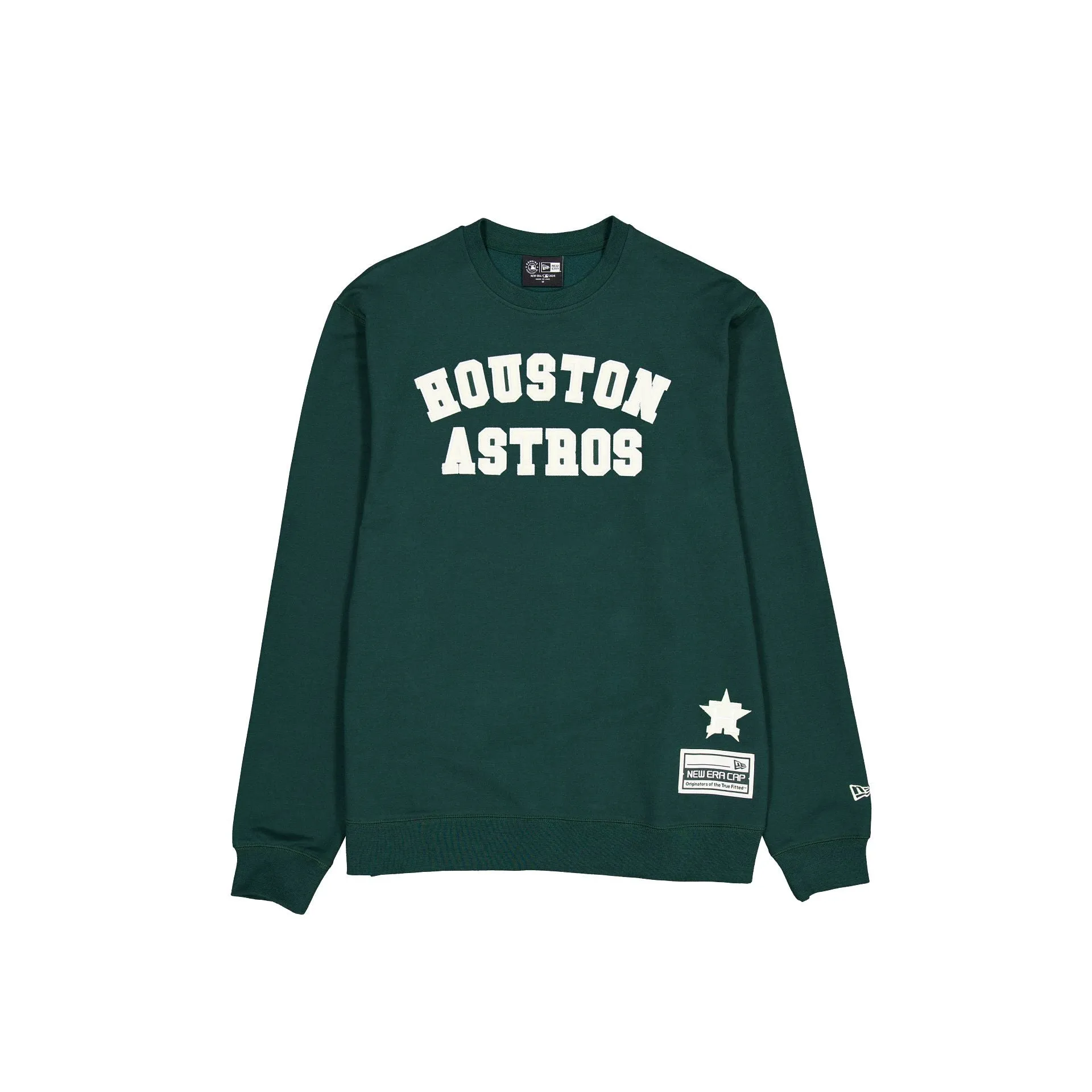 Houston Astros Dark Green Logo Select Crewneck sold by New Era