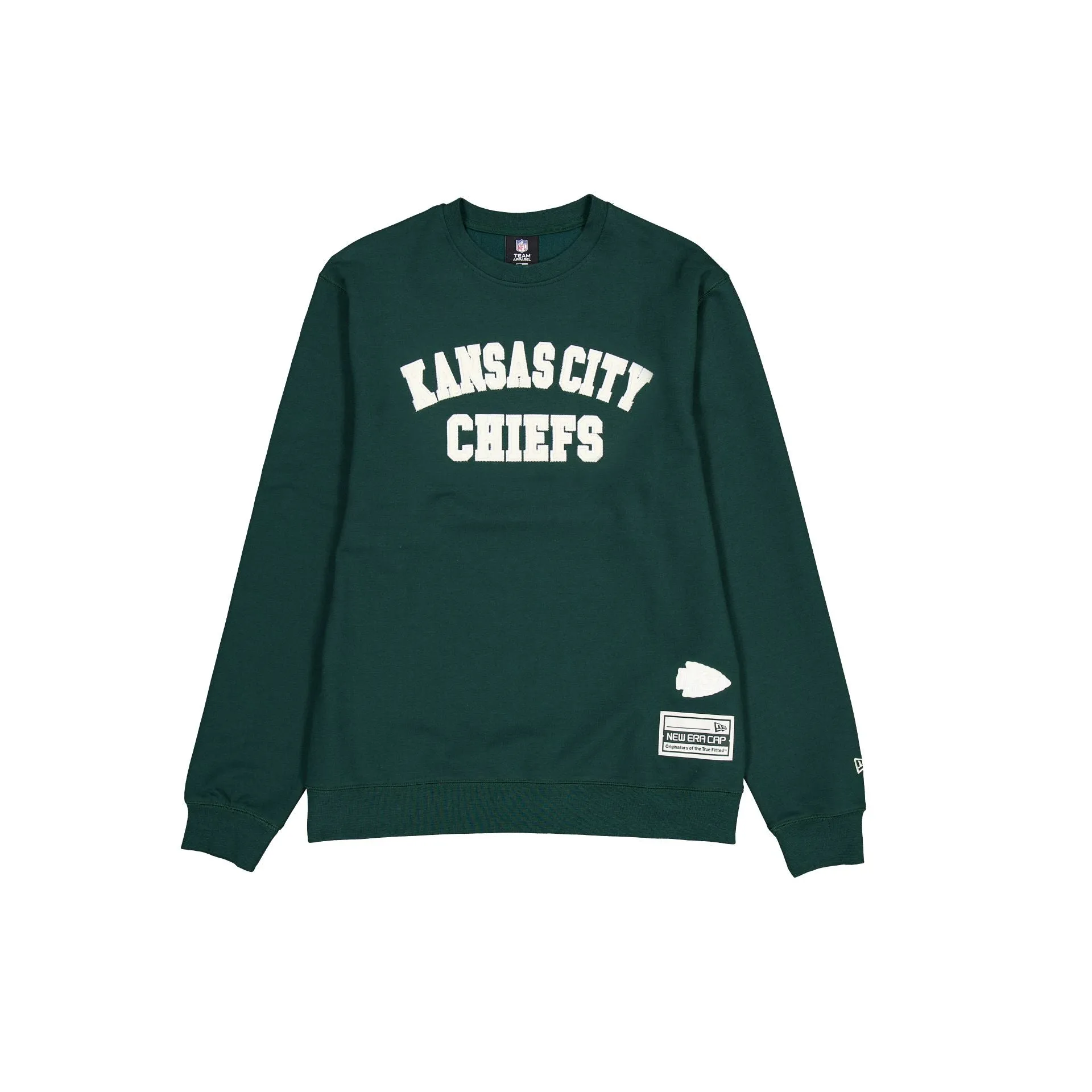 Kansas City Chiefs Dark Green Logo Select Crewneck sold by New Era