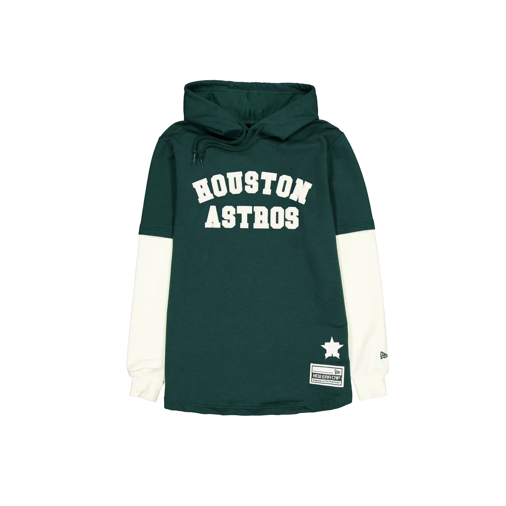 Houston Astros Dark Green Logo Select Hooded T-Shirt sold by New Era