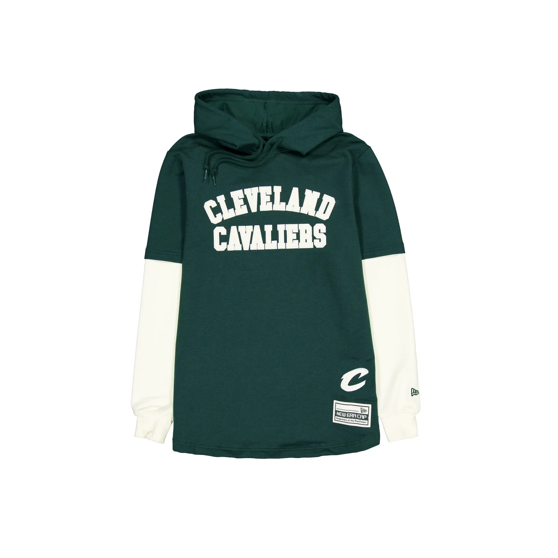 Cleveland Cavaliers Dark Green Logo Select Hooded T-Shirt sold by New Era