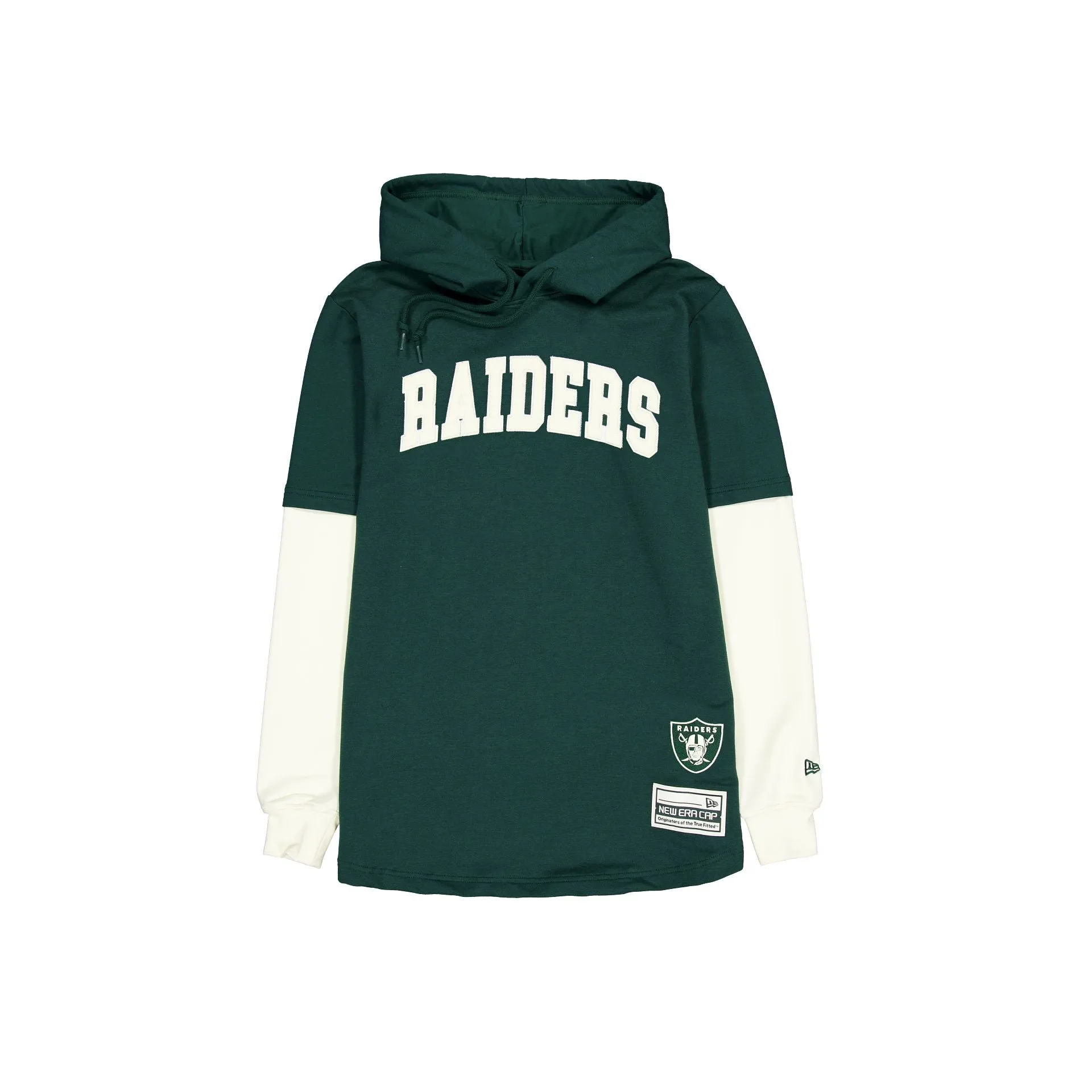 Las Vegas Raiders Dark Green Logo Select Hooded T-Shirt sold by New Era