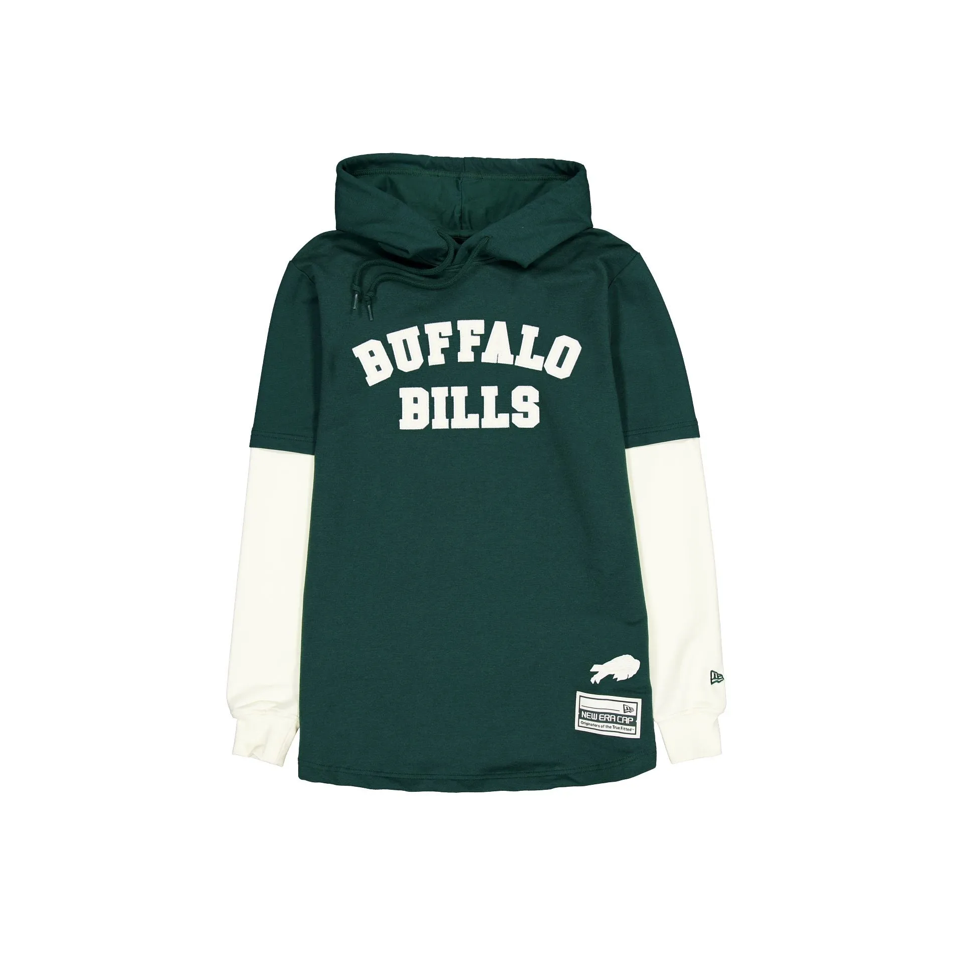 Buffalo Bills Dark Green Logo Select Hooded T-Shirt sold by New Era