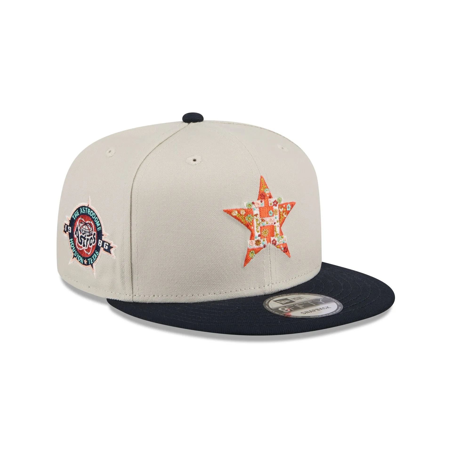 Houston Astros Floral Fill 9FIFTY Snapback Hat sold by New Era