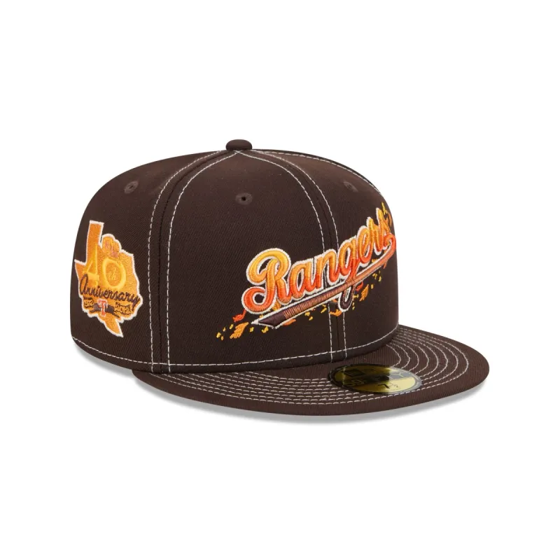 Texas Rangers Fall Foliage 59FIFTY Fitted Hat sold by New Era