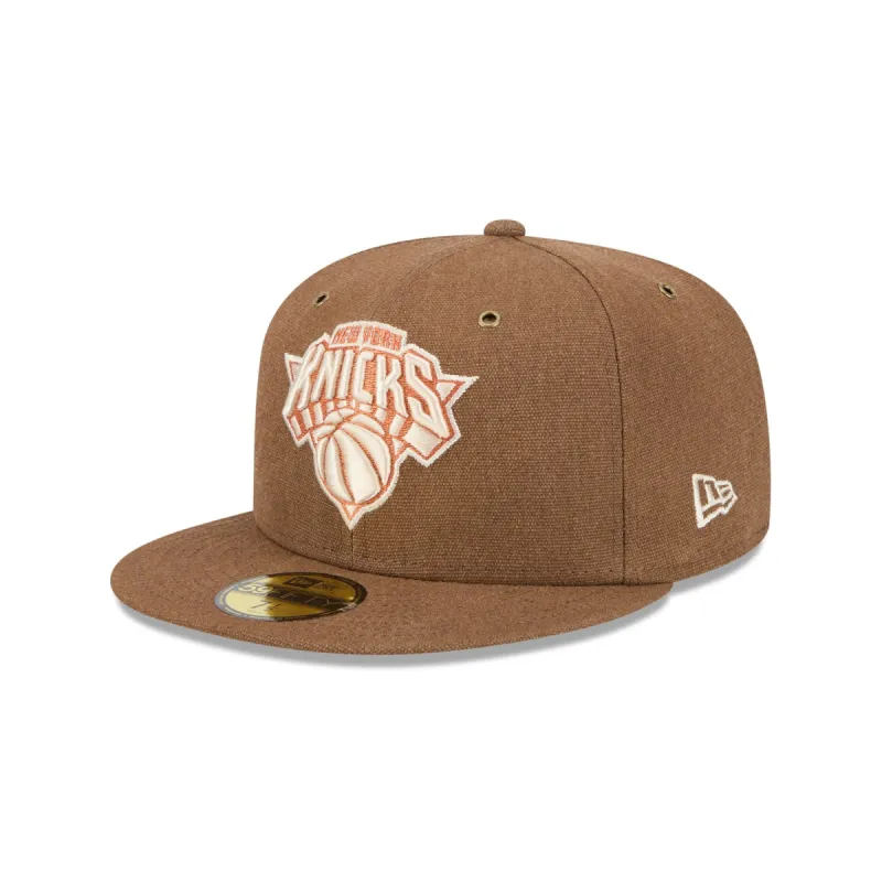 New York Knicks Antique Plaid 59FIFTY Fitted Hat sold by New Era