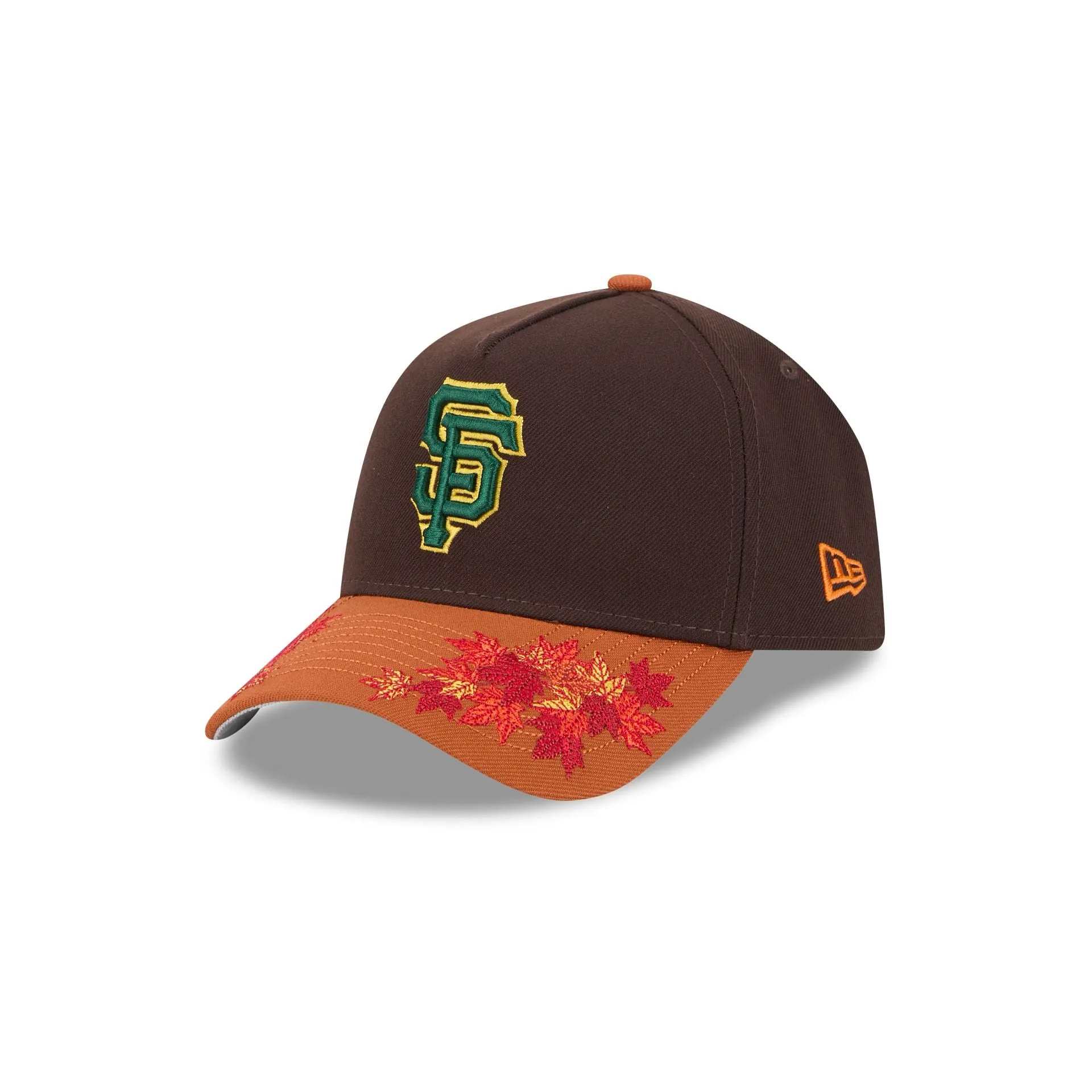 San Francisco Giants Fall Foliage 9FORTY A-Frame Snapback Hat sold by New Era