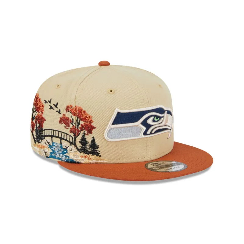 Seattle Seahawks Fall Landscape 9FIFTY Snapback Hat sold by New Era