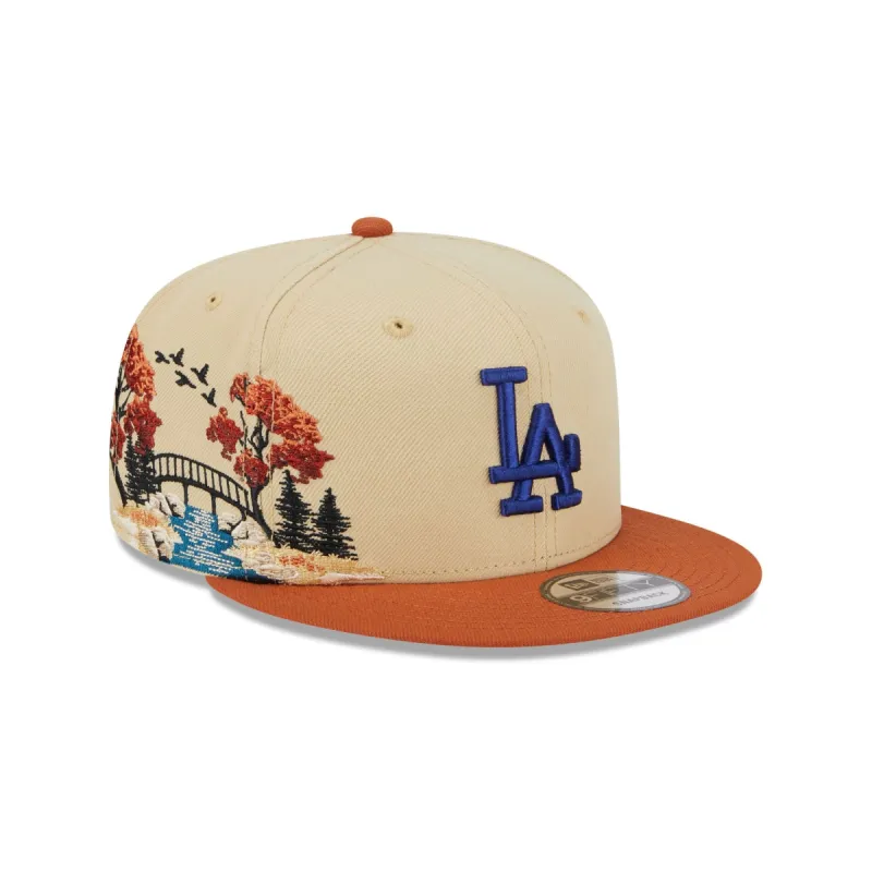 Los Angeles Dodgers Fall Landscape 9FIFTY Snapback Hat sold by New Era