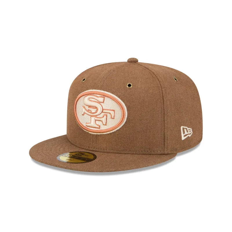 San Francisco 49ers Antique Plaid 59FIFTY Fitted Hat sold by New Era