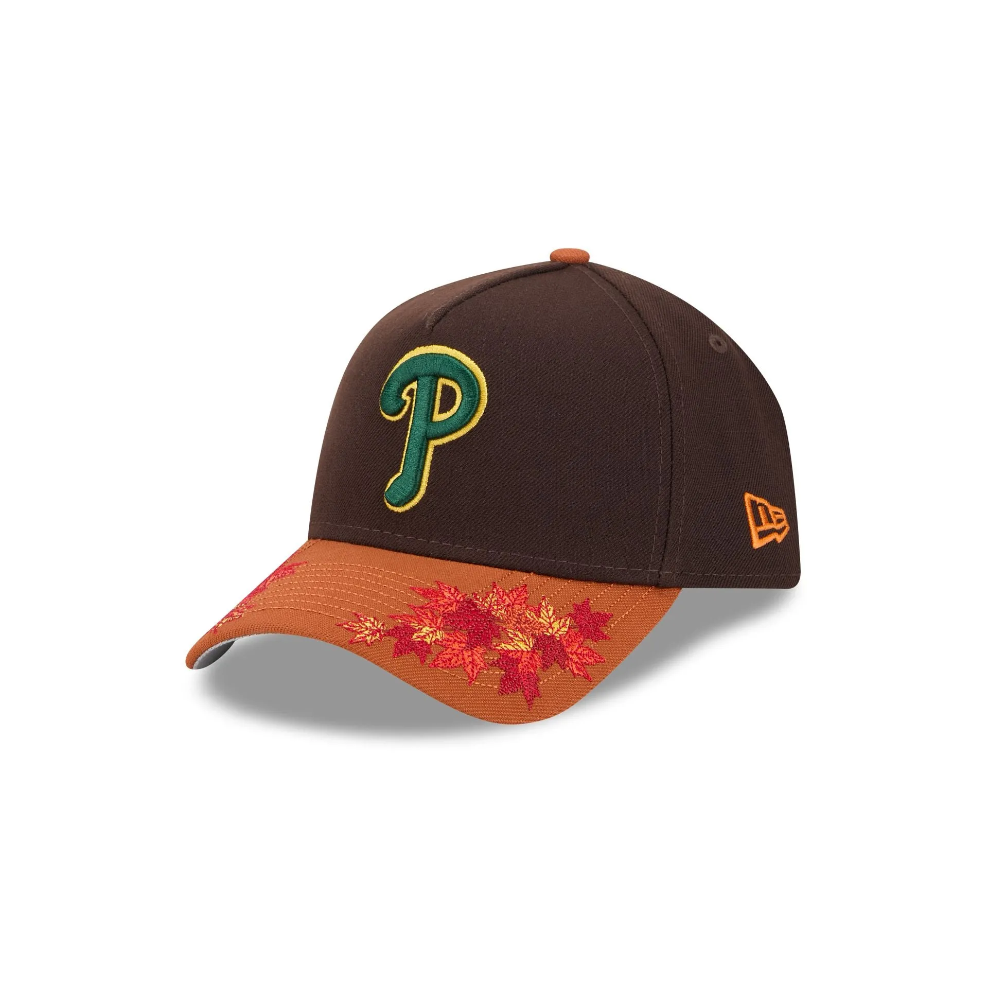 Philadelphia Phillies Fall Foliage 9FORTY A-Frame Snapback Hat sold by New Era
