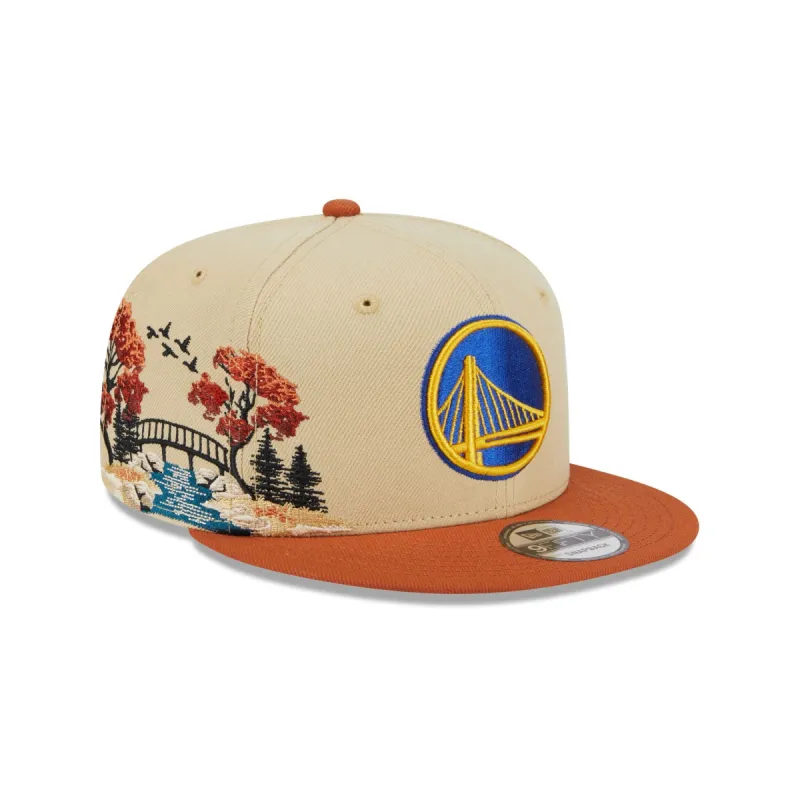 Golden State Warriors Fall Landscape 9FIFTY Snapback Hat sold by New Era