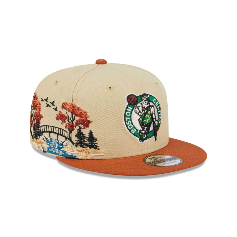 Boston Celtics Fall Landscape 9FIFTY Snapback Hat sold by New Era