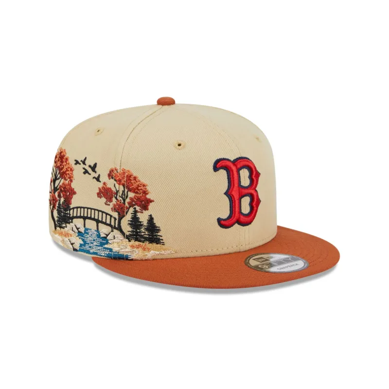 Boston Red Sox Fall Landscape 9FIFTY Snapback Hat sold by New Era