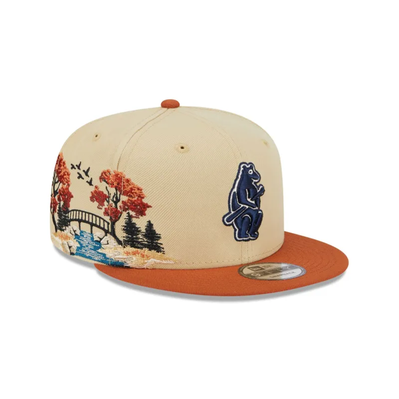 Chicago Cubs Fall Landscape 9FIFTY Snapback Hat sold by New Era