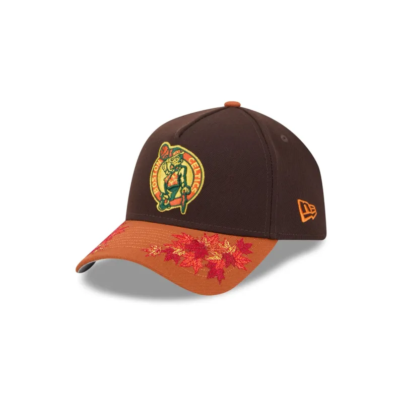 Boston Celtics Fall Foliage 9FORTY A-Frame Snapback Hat made by New Era