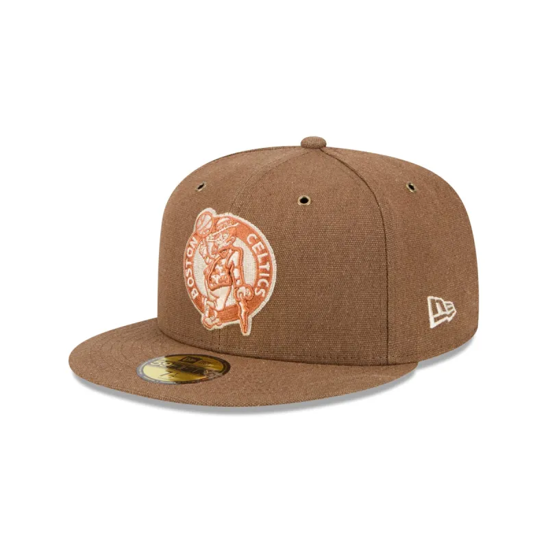 Boston Celtics Antique Plaid 59FIFTY Fitted Hat sold by New Era
