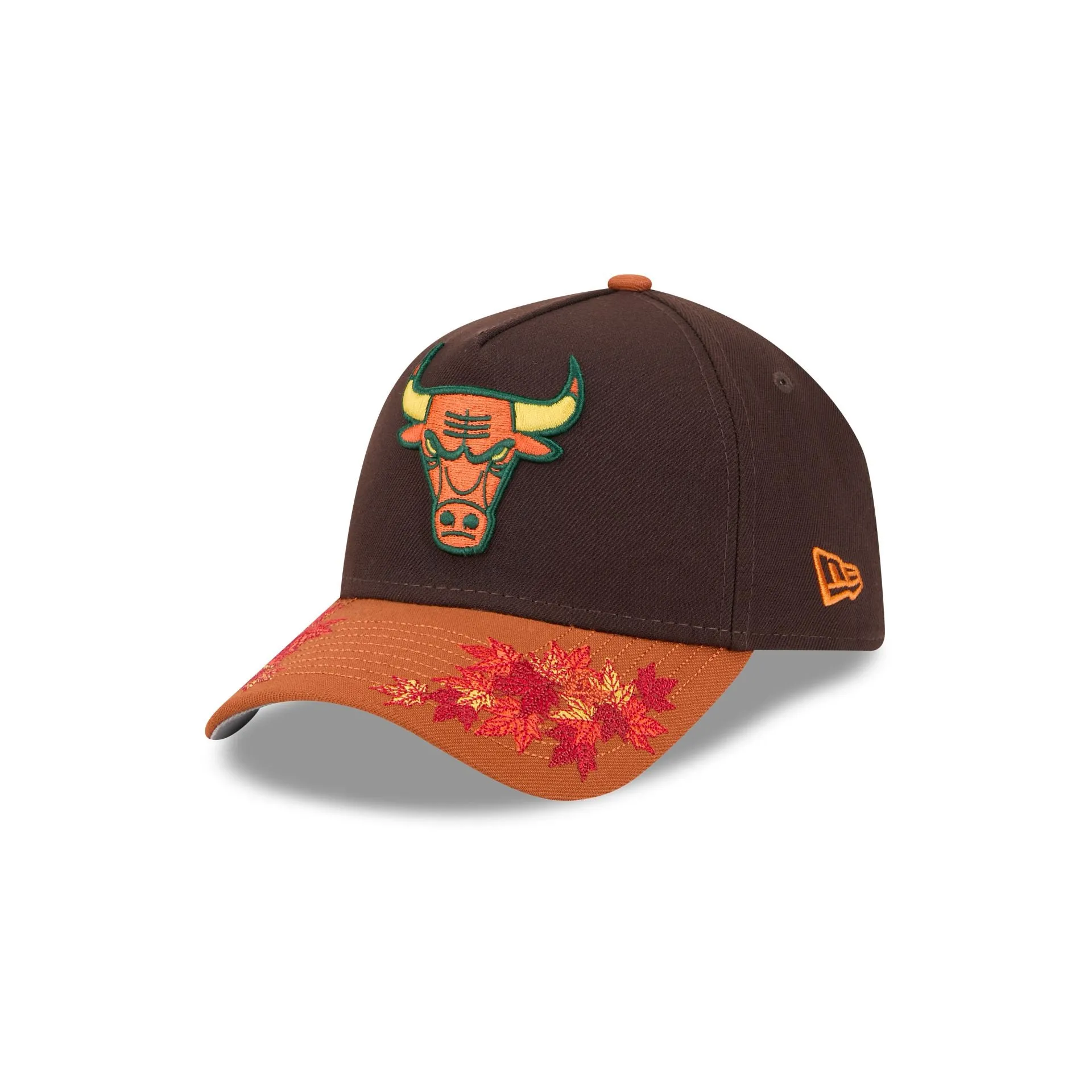 Chicago Bulls Fall Foliage 9FORTY A-Frame Snapback Hat sold by New Era