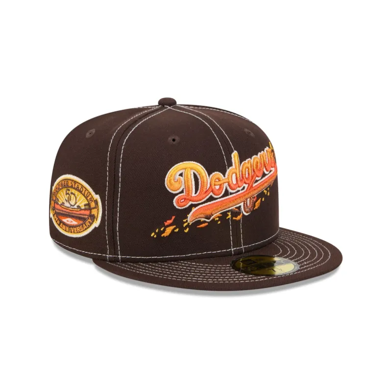 Los Angeles Dodgers Fall Foliage 59FIFTY Fitted Hat sold by New Era