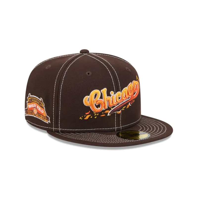Chicago Cubs Fall Foliage 59FIFTY Fitted Hat sold by New Era