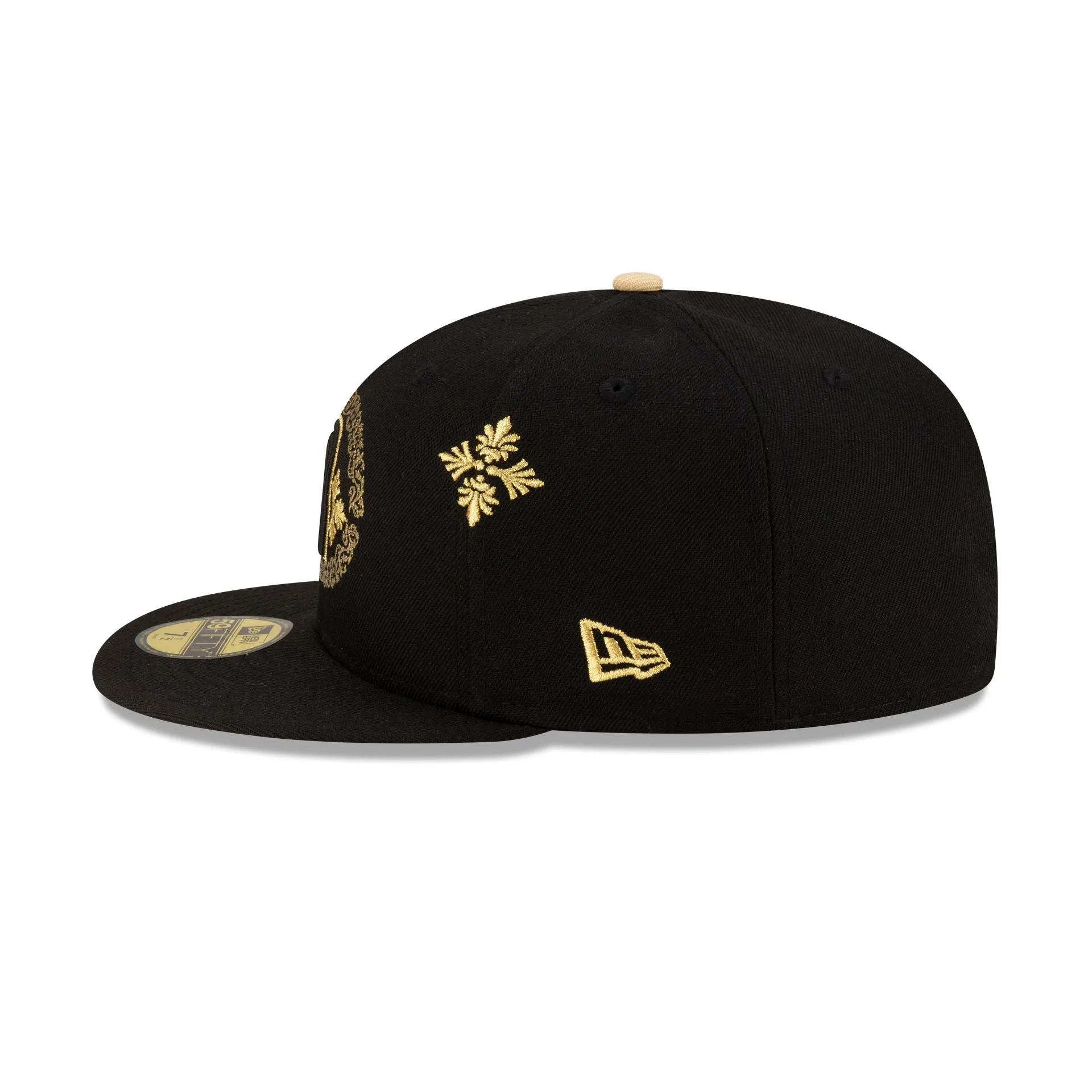 Mexico Baseball Black Gold Charro 59FIFTY Fitted Hat sold by New Era product image thumbnail 5