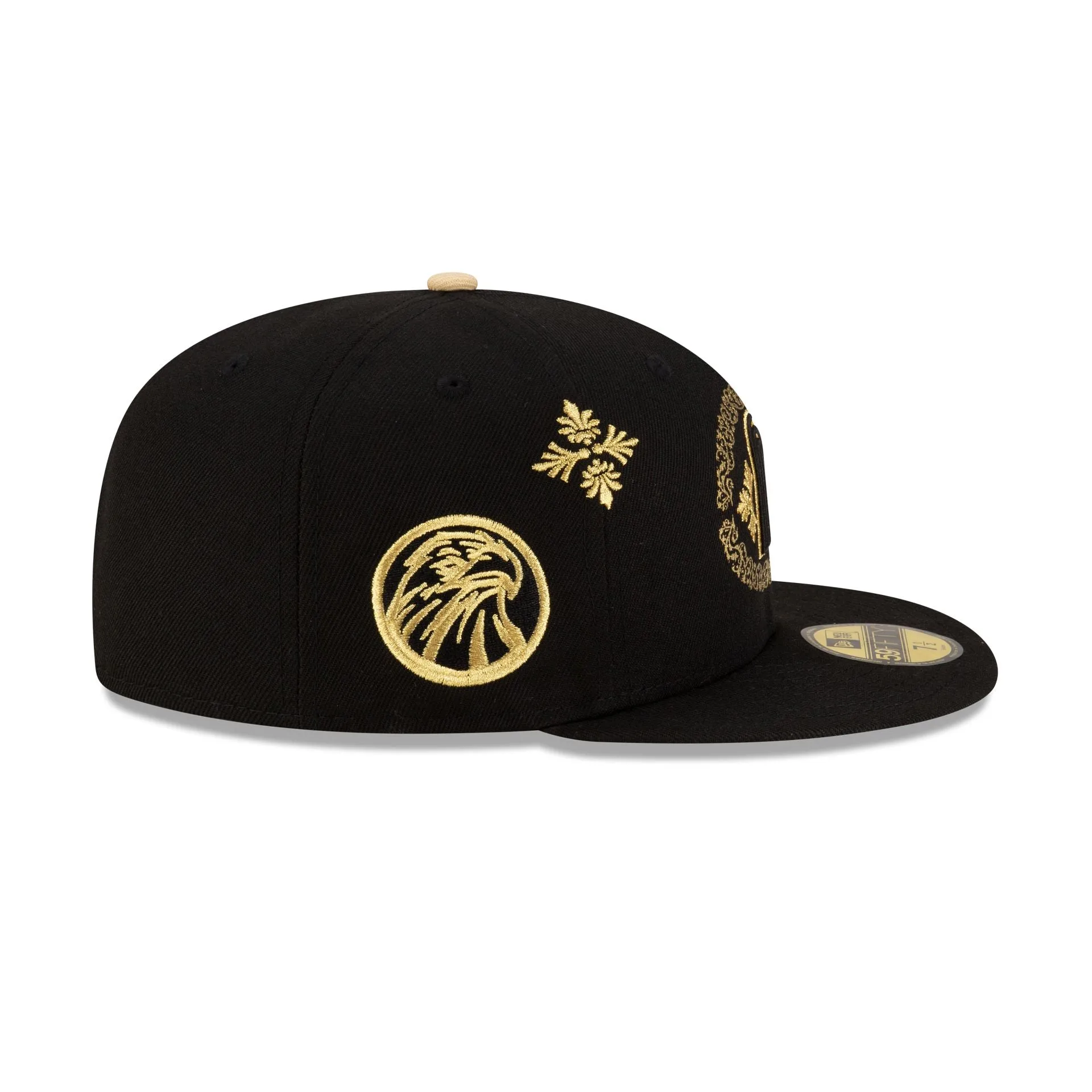 Mexico Baseball Black Gold Charro 59FIFTY Fitted Hat sold by New Era product image thumbnail 4