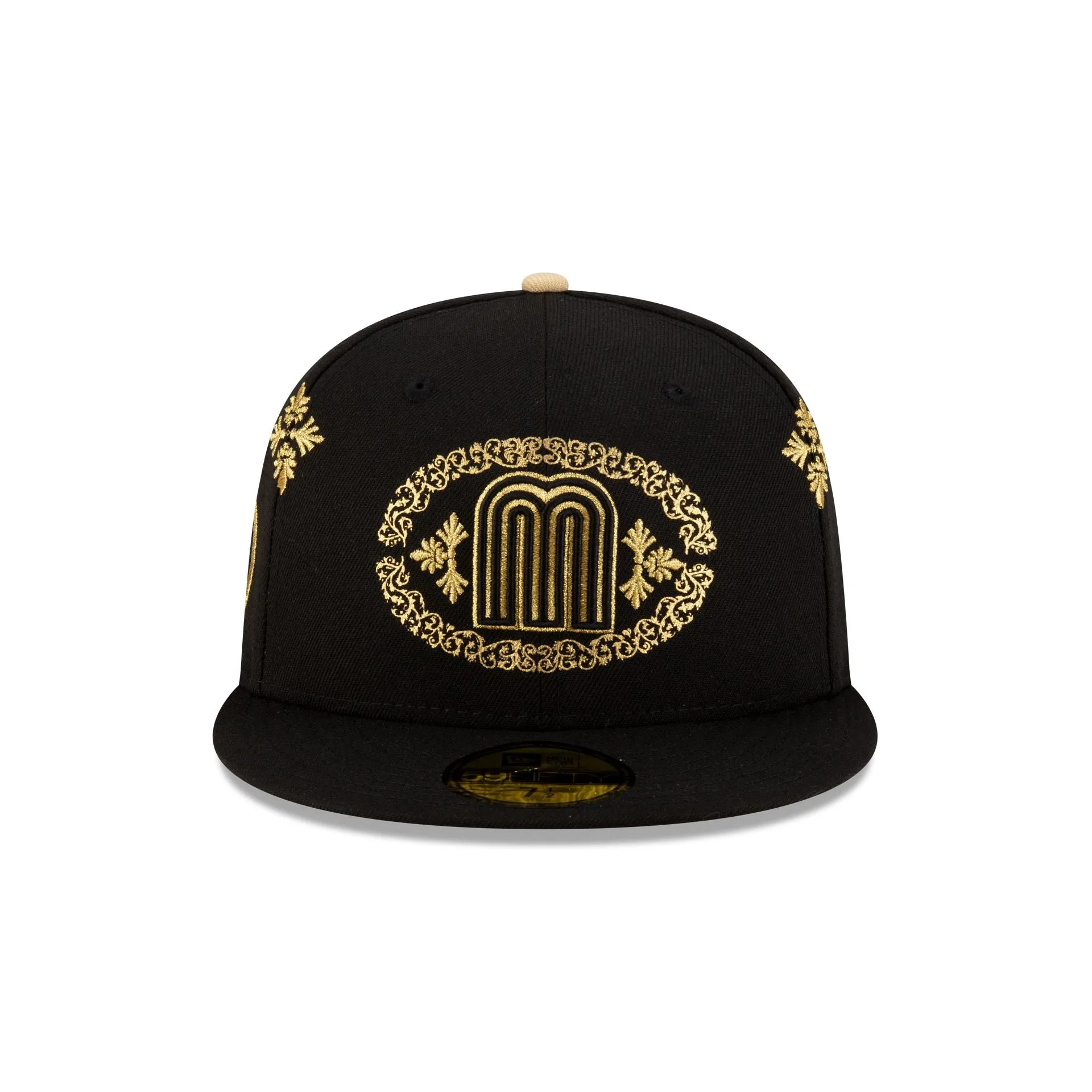 Mexico Baseball Black Gold Charro 59FIFTY Fitted Hat sold by New Era product image thumbnail 2