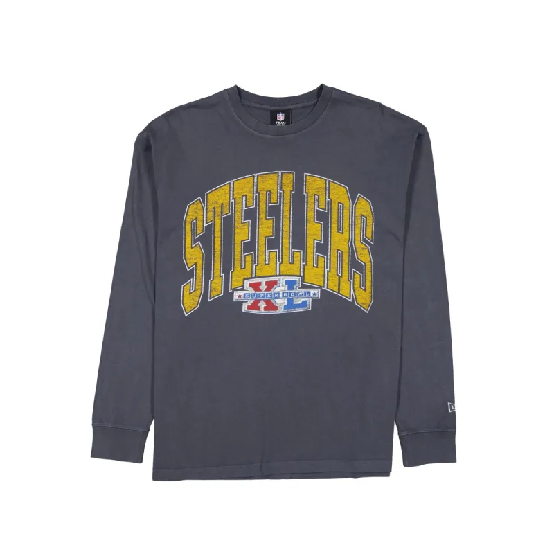 Pittsburgh Steelers Oversized Essentials Long Sleeve T-Shirt sold by New Era