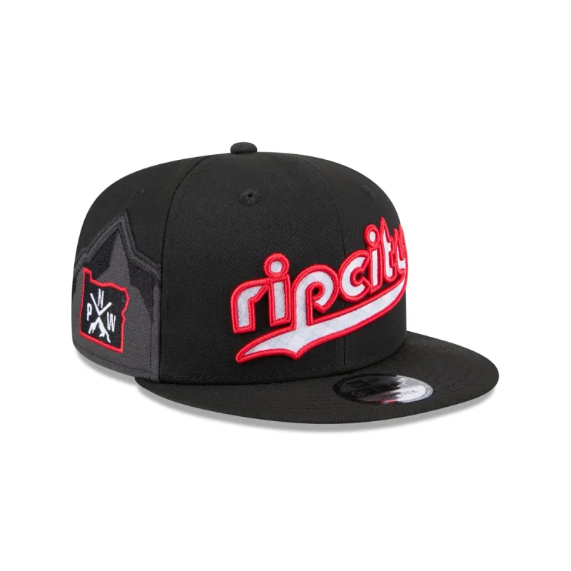 Portland Trail Blazers 2024 City Edition 9FIFTY Snapback Hat sold by New Era
