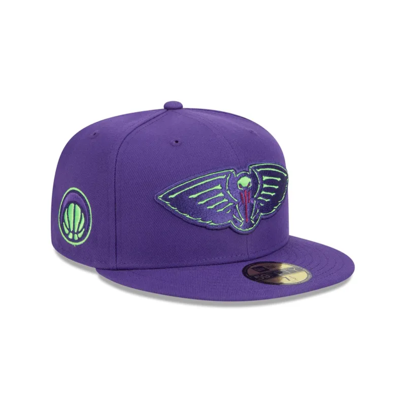 New Orleans Pelicans 2024 City Edition Alt 59FIFTY Fitted Hat sold by New Era