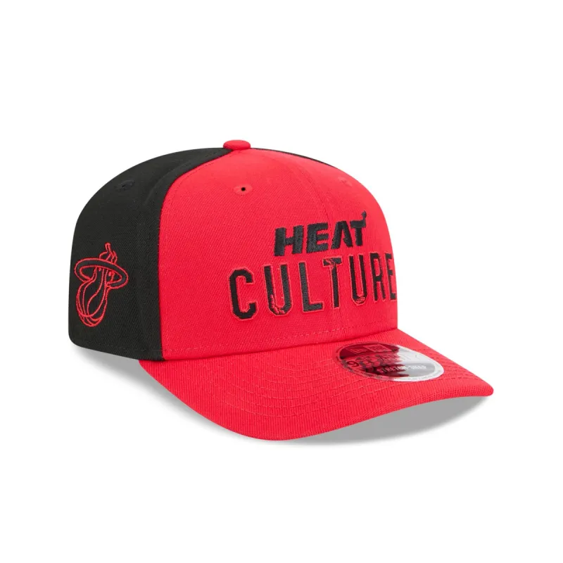 Miami Heat 2024 City Edition 9SEVENTY Stretch-Snap Hat sold by New Era