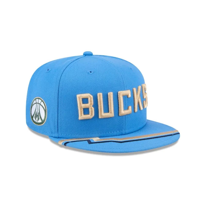 Milwaukee Bucks 2024 City Edition 9FIFTY Snapback Hat sold by New Era