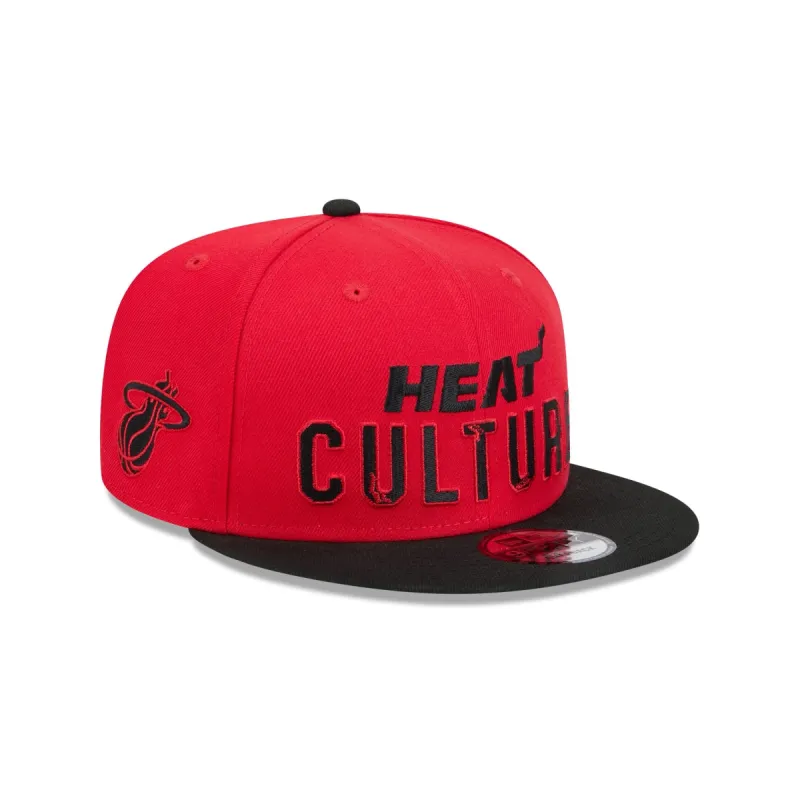 Miami Heat 2024 City Edition 9FIFTY Snapback Hat sold by New Era