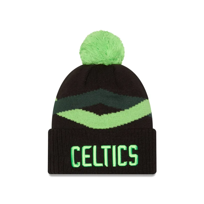 Boston Celtics 2024 City Edition Pom Knit Hat sold by New Era