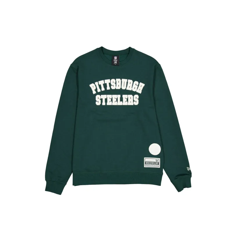Pittsburgh Steelers Dark Green Logo Select Crewneck sold by New Era