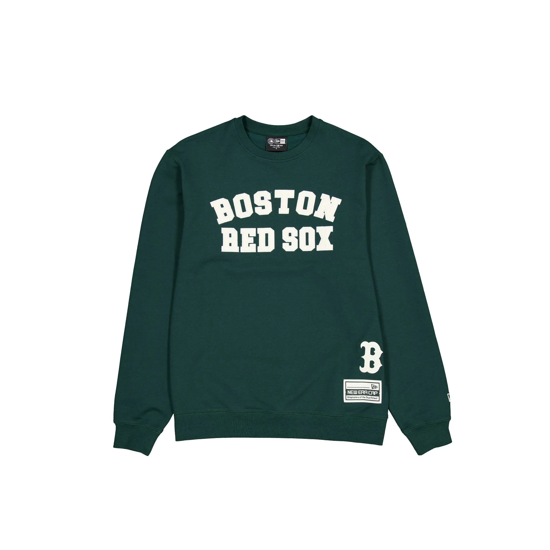 Boston Red Sox Dark Green Logo Select Crewneck sold by New Era