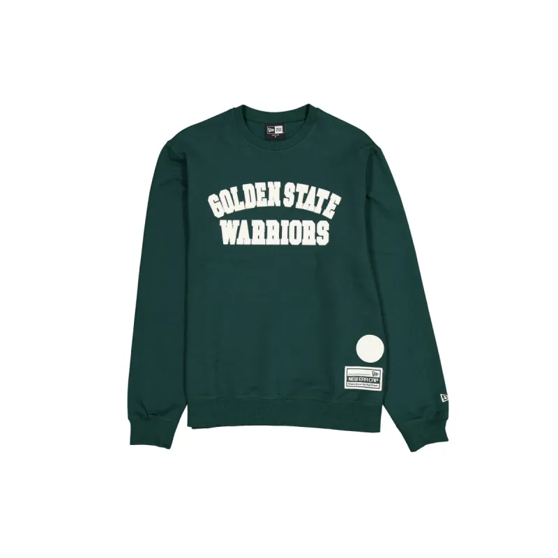 Golden State Warriors Dark Green Logo Select Crewneck sold by New Era