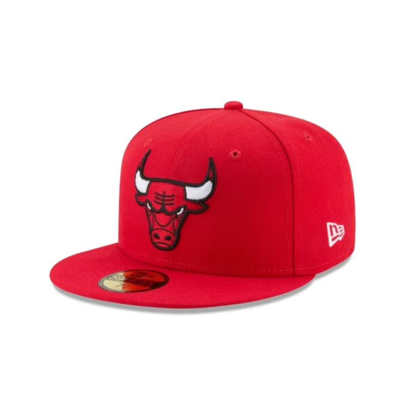 Chicago Bulls Team Color Red 59FIFTY Fitted Hat sold by New Era