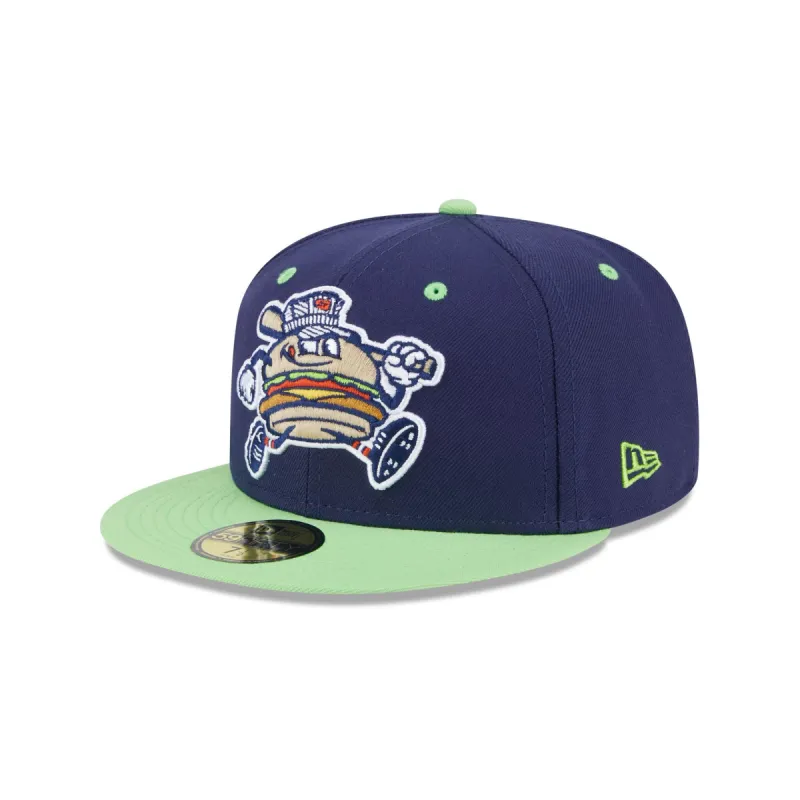 Hub City Spartanburgers Alt 1 59FIFTY Fitted Hat sold by New Era
