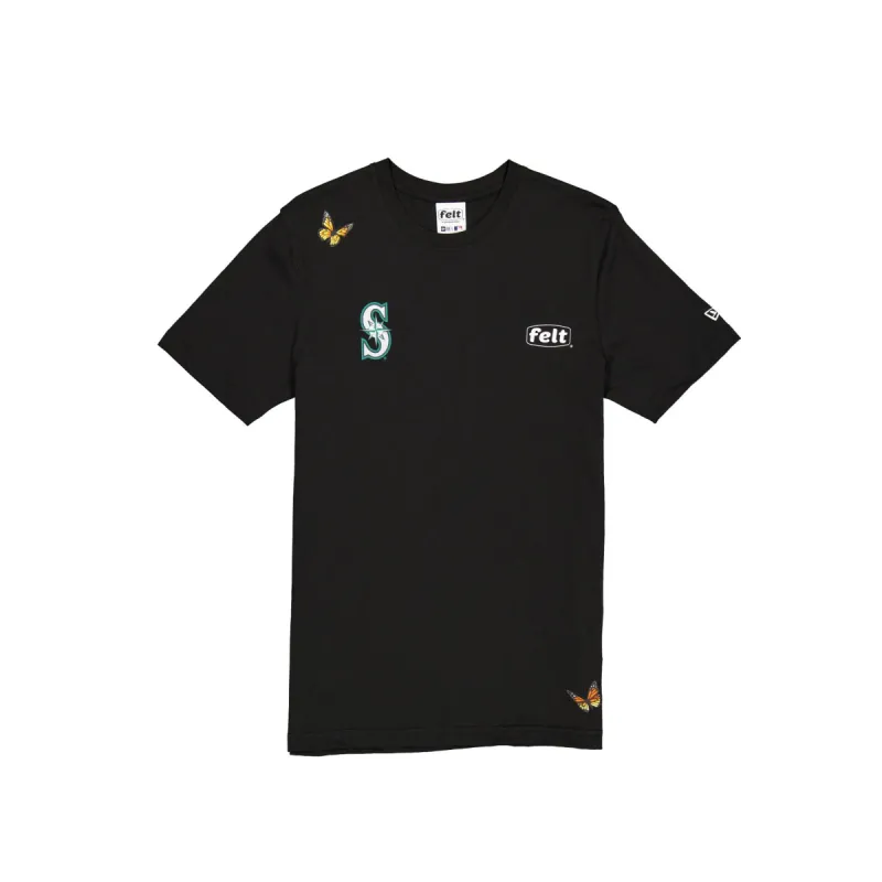 FELT x Seattle Mariners Black T-Shirt made by New Era