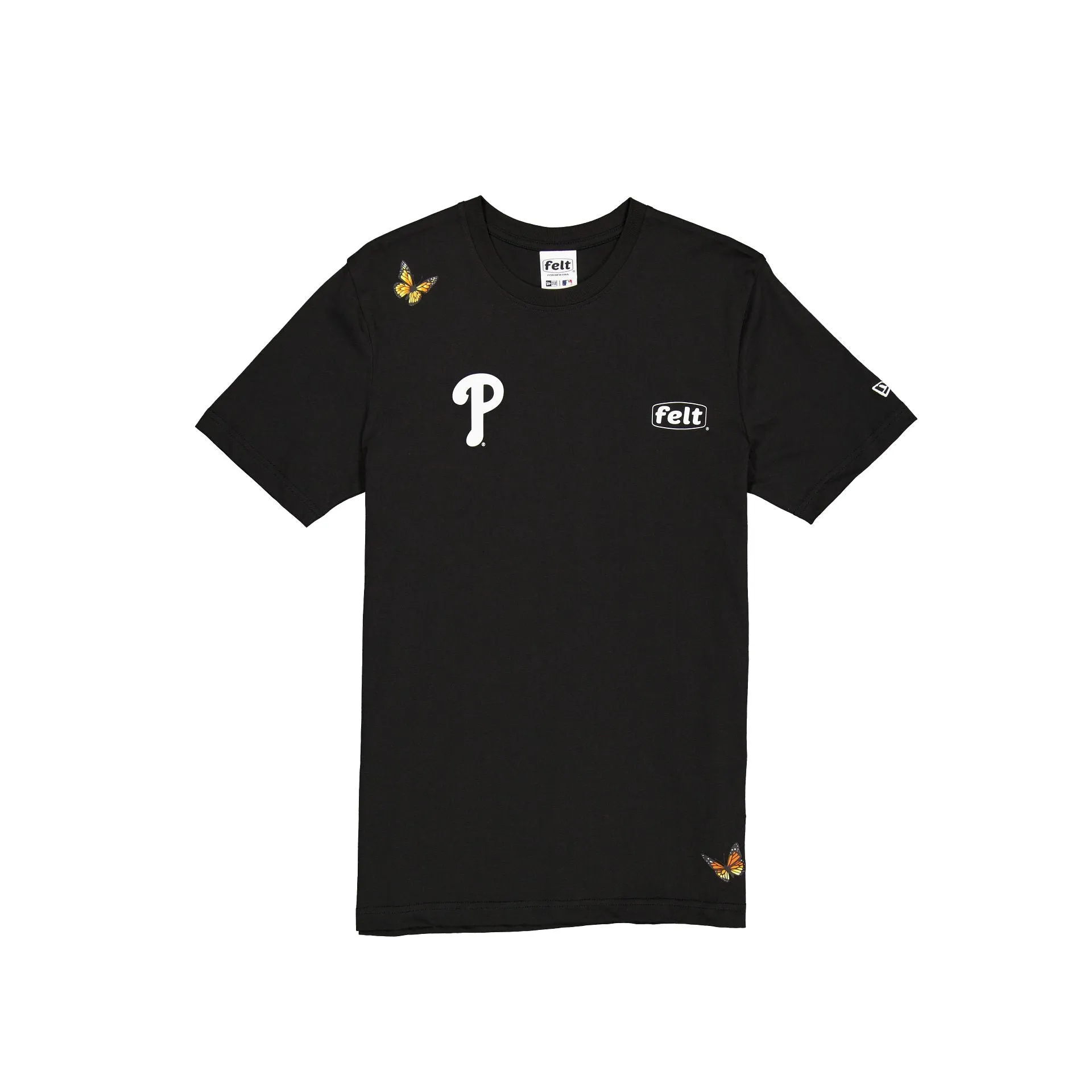 FELT x Philadelphia Phillies Black T-Shirt sold by New Era