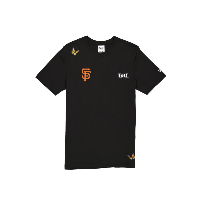 FELT x San Francisco Giants Black T-Shirt sold by New Era