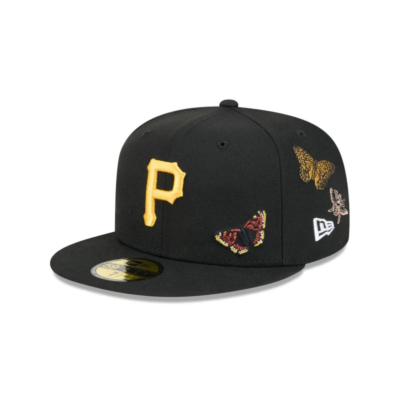 FELT x Pittsburgh Pirates Black 59FIFTY Fitted Hat sold by New Era
