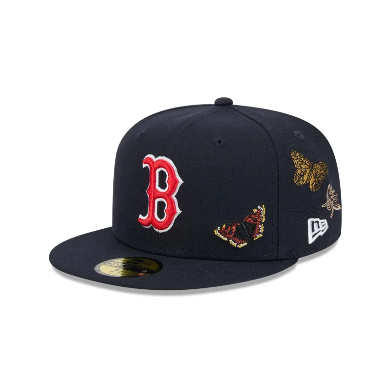 FELT x Boston Red Sox Navy 59FIFTY Fitted Hat sold by New Era